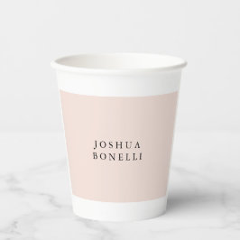 Minimalistisch einfach Beruflich bemerkbar Pappbecher