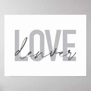 Minimalistisch, einfach, modern, urbanes Design. I Poster