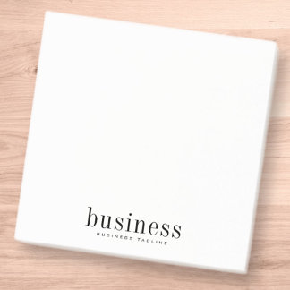 Minimalistisch Einfache Elegante Moderner Firmenna Post-it Klebezettel