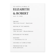 Minimalistisch Einfache Hochzeitsfeier