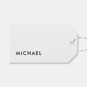 Minimalistisch Elegant Klassisch Beruflich einfach Geschenkanhänger