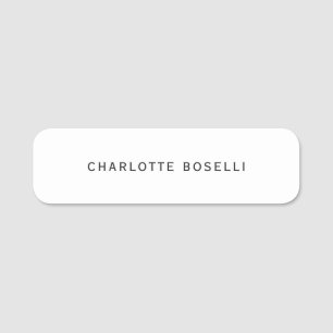 Minimalistisch Elegant Klassisch Beruflich einfach Namensschild