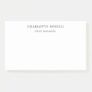 Minimalistisch Elegant Klassisch Beruflich einfach Post-it Klebezettel