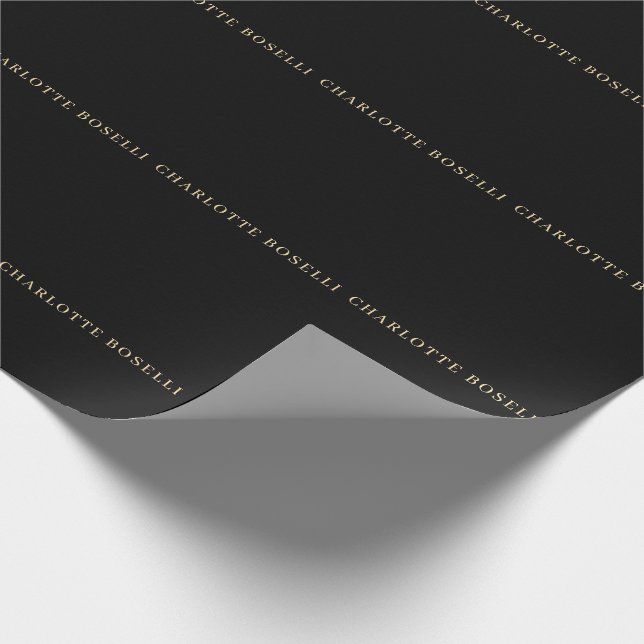 Minimalistisch Elegant Klassisch Professionell Ein Geschenkpapier (Ecke)