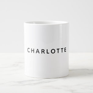 Minimalistisch Elegant Klassisch Professionell Ein Jumbo-Tasse