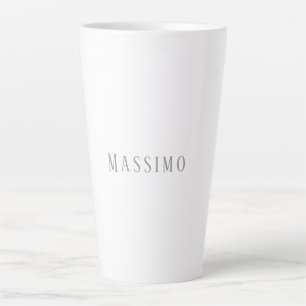 Minimalistisch Elegant Klassisch Professionell Ein Milchtasse