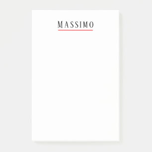 Minimalistisch Elegant Klassisch Professionell Ein Post-it Klebezettel