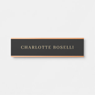 Minimalistisch Elegant Klassisch Professionell Ein Türschild