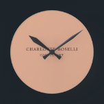 Minimalistisch Elegant Klassisches Beruflich Runde Wanduhr<br><div class="desc">Verschiedene Größen- und Typoptionen,  leicht zu bedienendes Erstellungswerkzeug. Sie müssen nur Name,  Anschrift,  Beruf,  Telefonnummer und E-Mail-Daten ändern.</div>