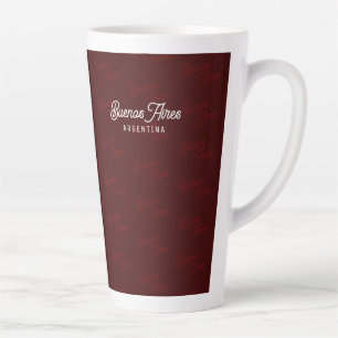 Minimalistisch, Elegant, Muster Buenos Aires, Arge Milchtasse