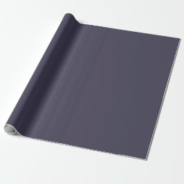 Minimalistisch Elegant Solid Slate Gray Schlicht Geschenkpapier