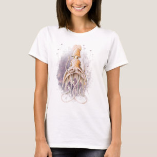 Minimalistisch & elegant Tintenfisch T-Shirt
