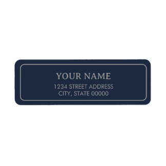 Minimalistisch elegante Navy Blau 