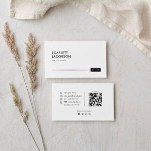 Minimalistisch Elegante Retro Real Anwesen Agent Visitenkarte