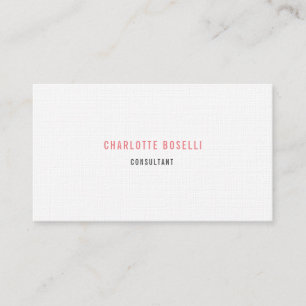 Minimalistisch Eleganter Beruflicher Premium-Liner Visitenkarte