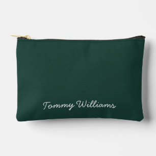 Minimalistisch Emerald Green Beruflich Simple Zubehörtasche