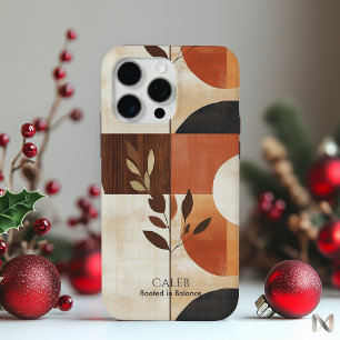 Minimalistisch erdig Abstrakte Natur Inspiriert Bl Case-Mate iPhone Hülle