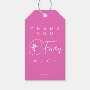 Minimalistisch Fairy Modern Birthday Vielen Dank, Geschenkanhänger