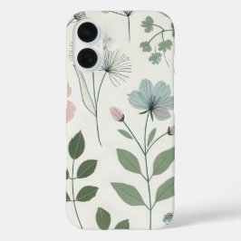 Minimalistisch floral iPhone Case