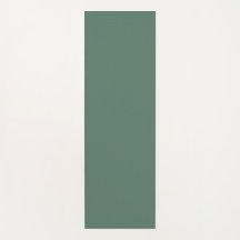 Minimalistisch Forest Green Yoga Mat