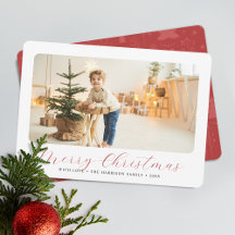 Minimalistisch frohe Weihnachten Modernes Foto