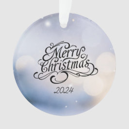 Minimalistisch frohe Weihnachten Ornament