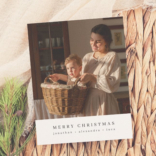 Minimalistisch frohe Weihnachts-Foto-Budget Urlaub (Von Creator hochgeladen)