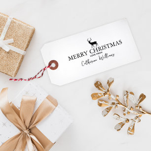 Minimalistisch frohe Weihnachts-Tag Gummistempel