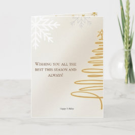 Minimalistisch Frohe Weihnachtskarte Karte