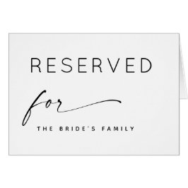 Minimalistisch für Hochzeitszeichen vorbehalten