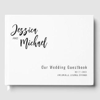 💍 Minimalistisch Gästebuch
