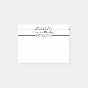 Minimalistisch Geblüht Personalisierte Post-It-Not Post-it Klebezettel