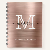 Minimalistisch gebürstetes Metall Rose Gold Modern
