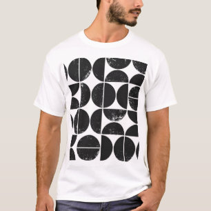 Minimalistisch geometrisch: Skandinavische Halbkre T-Shirt