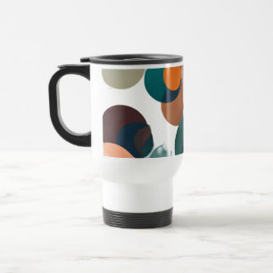 Minimalistisch geometrische Muster - 15 oz Travel Reisebecher