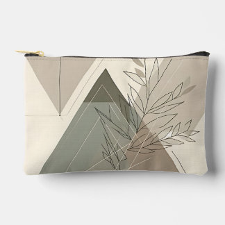 Minimalistisch Geometrische Natur Inspiriert Zubehörtasche