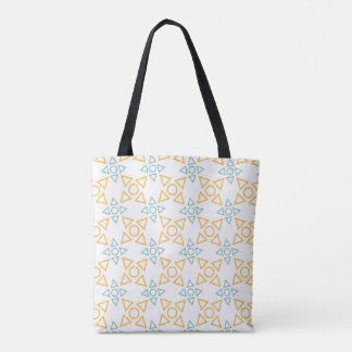 Minimalistisch geometrischer Totbeutel | Modernes Tasche