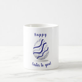 Minimalistisch glücklicher Ostern für Sie Romantis Kaffeetasse
