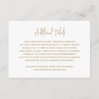 Minimalistisch Gold Moderne Hochzeit