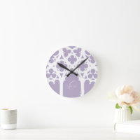 Minimalistisch gotische Fensterkalligrafie-Lavende