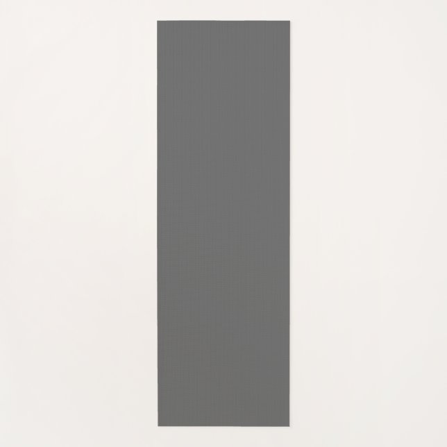 Minimalistisch Gray Yoga Mat Yogamatte (Vorderseite)