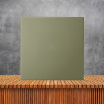 Minimalistisch grüne Schlichte Solid Color Keramik Fliese<br><div class="desc">Minimalistisch Grün Schlichte,  solide Farbküche und Badezimmer</div>