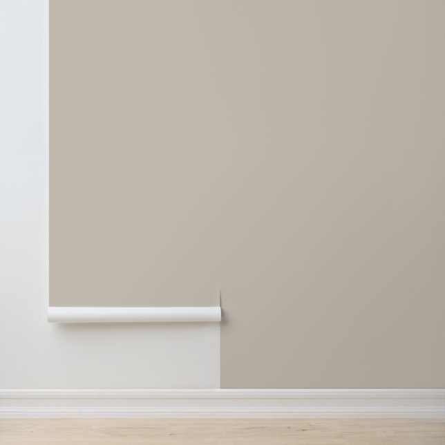 Minimalistisch hellbeige schlichte solide klassisc tapete (Anwendung)