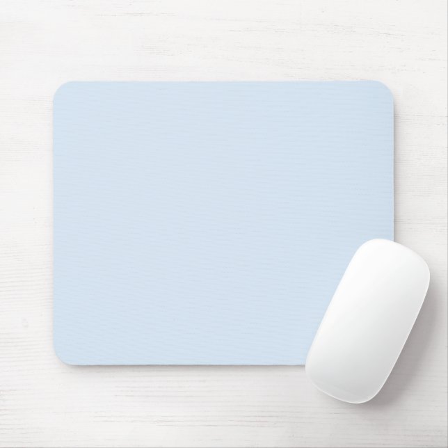 Minimalistisch hellblau schlicht mousepad (Mit Mouse)