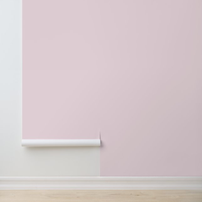 Minimalistisch hellrosa solide schlicht elegant tapete (Anwendung)