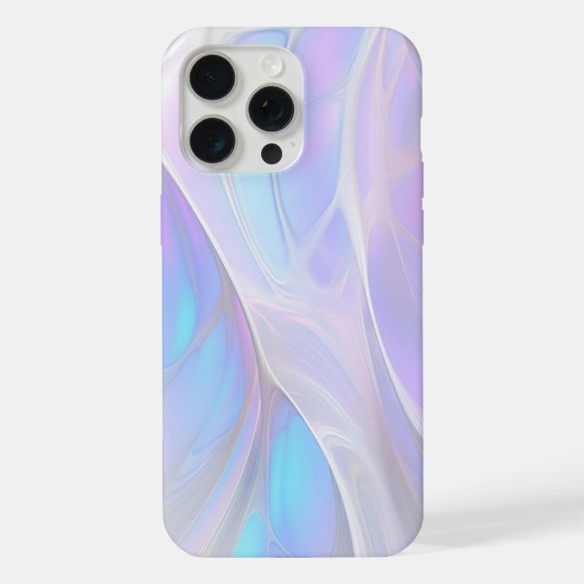 Minimalistisch Holographic iPhone 15 Pro Max Case iPhone 15 Pro Max Hülle (Rückseite)