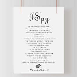 Minimalistisch I Spy Wedding Game
