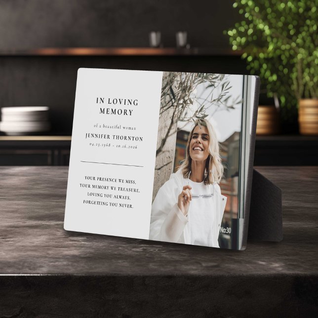 Minimalistisch in der Love Memory Foto Tribute Fotoplatte (Von Creator hochgeladen)