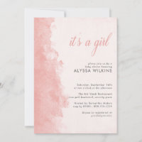 Minimalistisch Ink Wash Texture ist eine Girl Baby