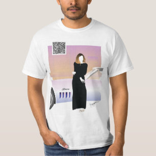 Minimalistisch Joan Didion mit klassischem Sting R T-Shirt